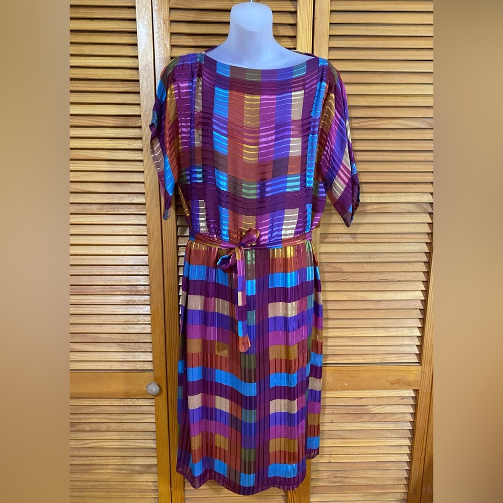 Vintage Stanley Sherman: Vibrant, lightweight dress